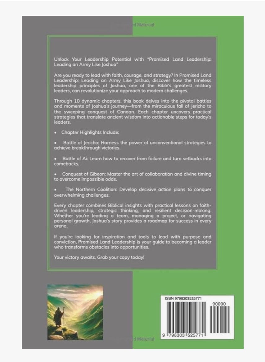 Promised Land Leadership: Leading an Army Like Joshua ~ Ebook PDF Edition
