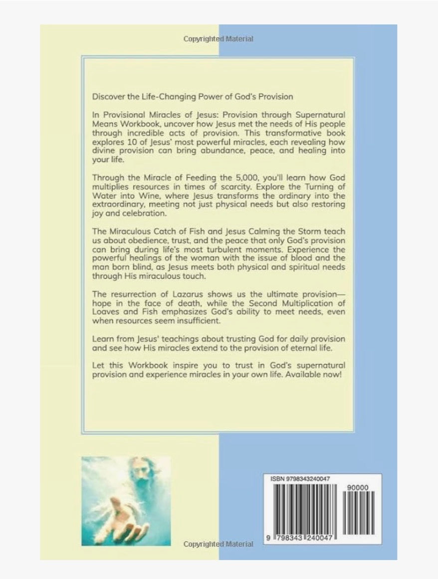 Workbook ~ Provisional Miracles of Jesus ~ Ebook PDF Workbook Edition