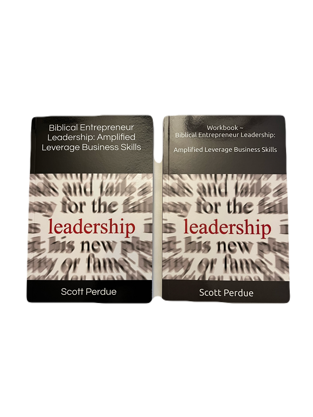 Group Study Set ~ Biblical Entrepreneur Leadership: Amplified Leverage Business Skills ~ Paperback Book & Workbook Set of 2