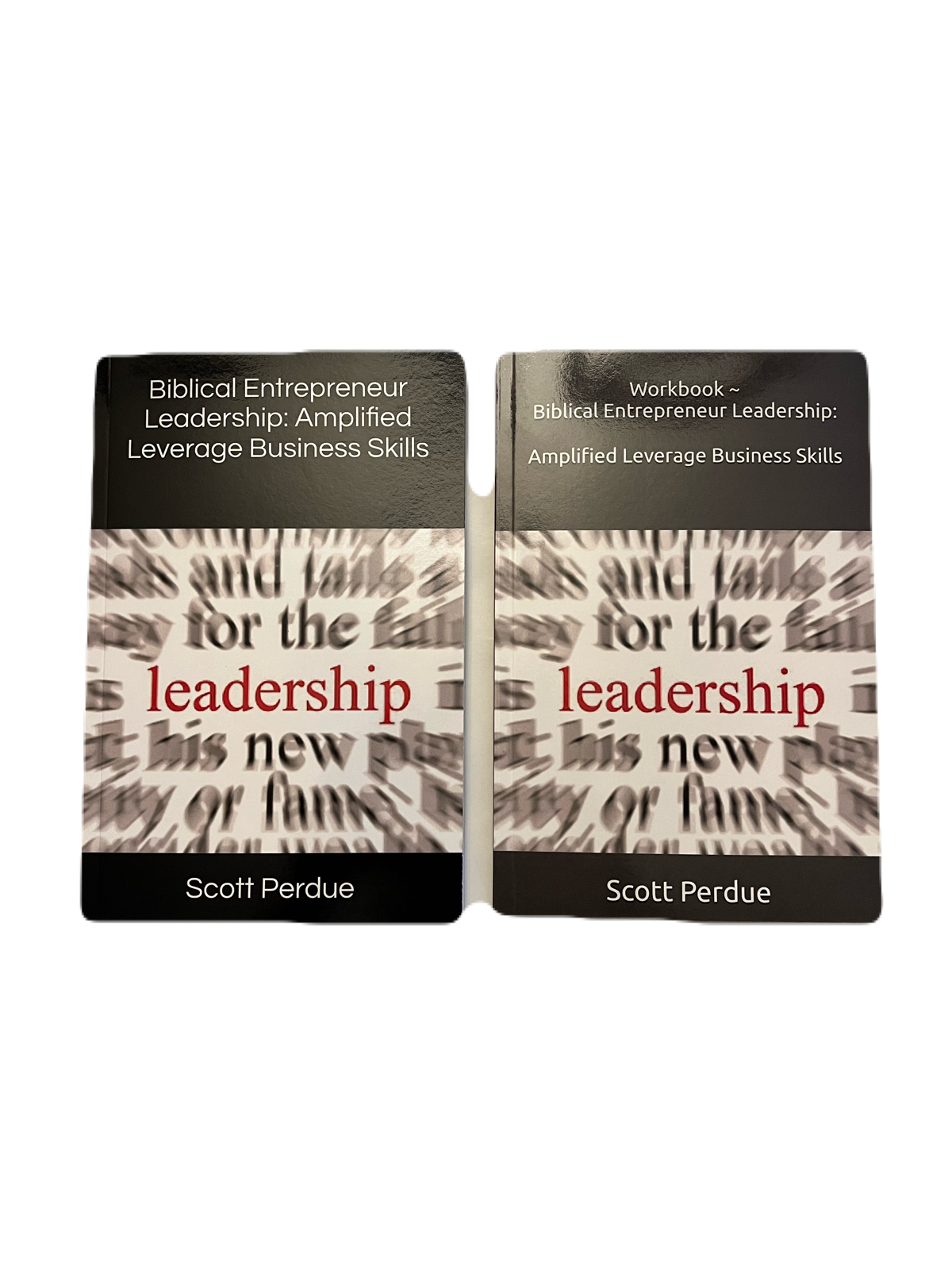 Group Study Set ~ Biblical Entrepreneur Leadership: Amplified Leverage Business Skills ~ Paperback Book & Workbook Set of 2