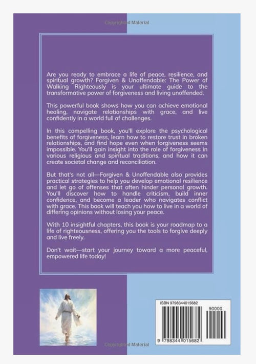 (X100 Books) Forgiven & Unoffendable:  The Power of Walking Righteously ~ Bulk Books X100 Bundle