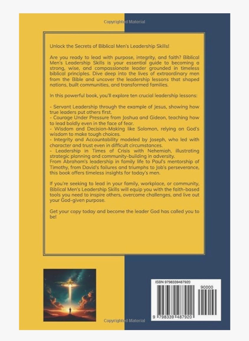 (X100 Books) Biblical Men’s Leadership Skills:  Becoming an Amplified Christian Superstar ~ Bulk Books X100 Bundle